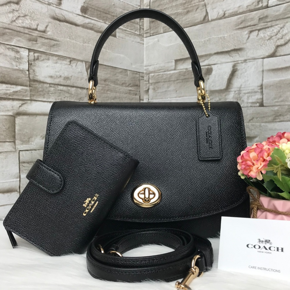 👜COACH SET🌺TILLY TOP HANDLE SATCHEL & WALLET - Picture 1 of 8